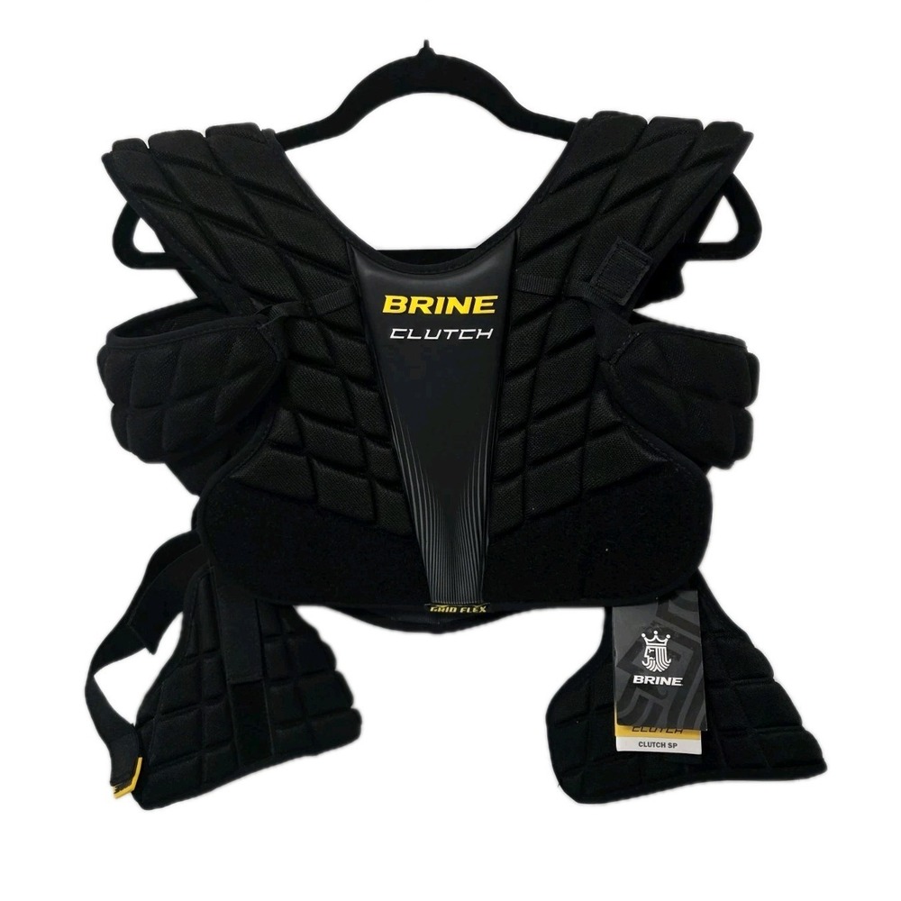 Brine Clutch SP‎ Lacrosse Shoulder Pads NWT Black Adult Adjustable 🥍